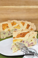 Traditional Italian pizza rustica
