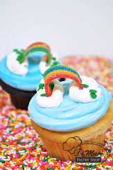 St. Patricks Day- Rainbow Cupcakes