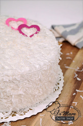 Valentines Day- Coconut Lemon Cake