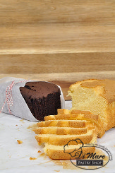 Our pound cake comes in an assortment of flavors