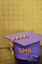 Wow your guests with this fun fondant Graduation cake
