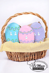 Large Iced Sugar Egg Cookies