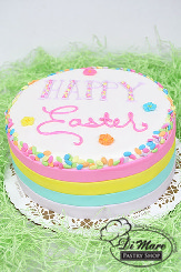 Happy Easter cake- entertain the kids with this fun Easter cake and add color to your holiday!