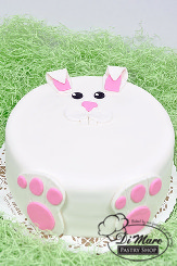 Fondant bunny cake