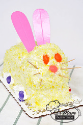 Bunny shaped cake