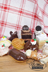 Assorted miniature pastries