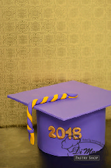 Wow your guests with this fun fondant Graduation cake
