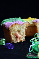 Luck to the one who can find the baby in our yummy King&rsquo;s Cake!