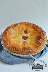 Our Strawberry Rhubarb pie is a perfect balance of tart and sweet, a great treat!