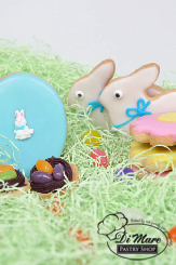 Assorted iced sugar cookies