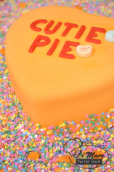 Sweet heart inspired cake perfect for your valentine!