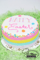 Happy Easter cake- entertain the kids with this fun Easter cake and add color to your holiday!