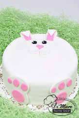 Fondant bunny cake