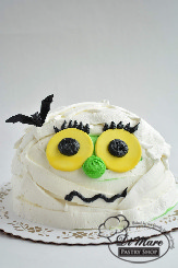 This Mummy cake got all wrapped up for the Halloween season!