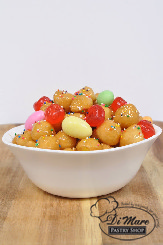 Traditional Italian struffoli